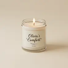 Personalised Soy Candle — Custom Label & Scent